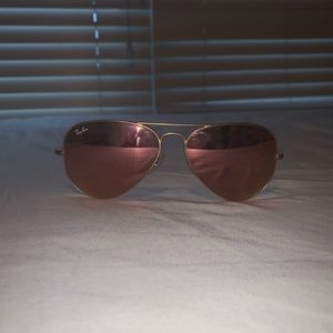 Pink Aviator Ray Ban Sunglasses